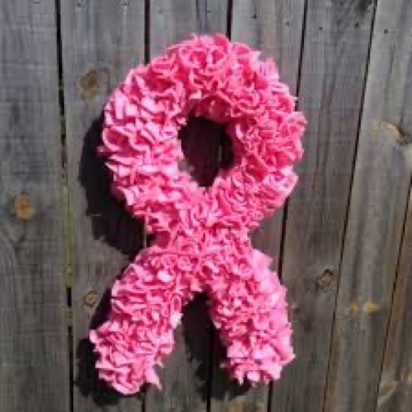 One of a kind Awareness ribbon wreath! Hand made just for you !!! - Picture 13 of 15